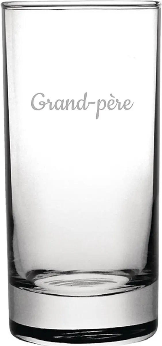 Longdrinkglas gegraveerd
