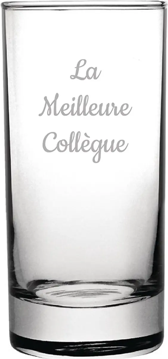 Longdrinkglas gegraveerd