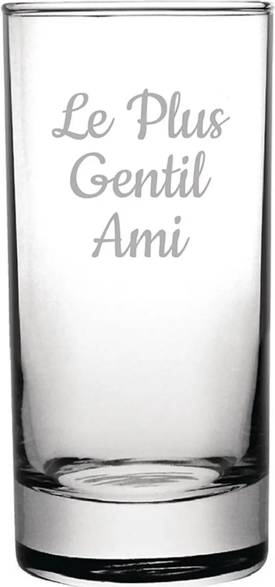 Longdrinkglas gegraveerd