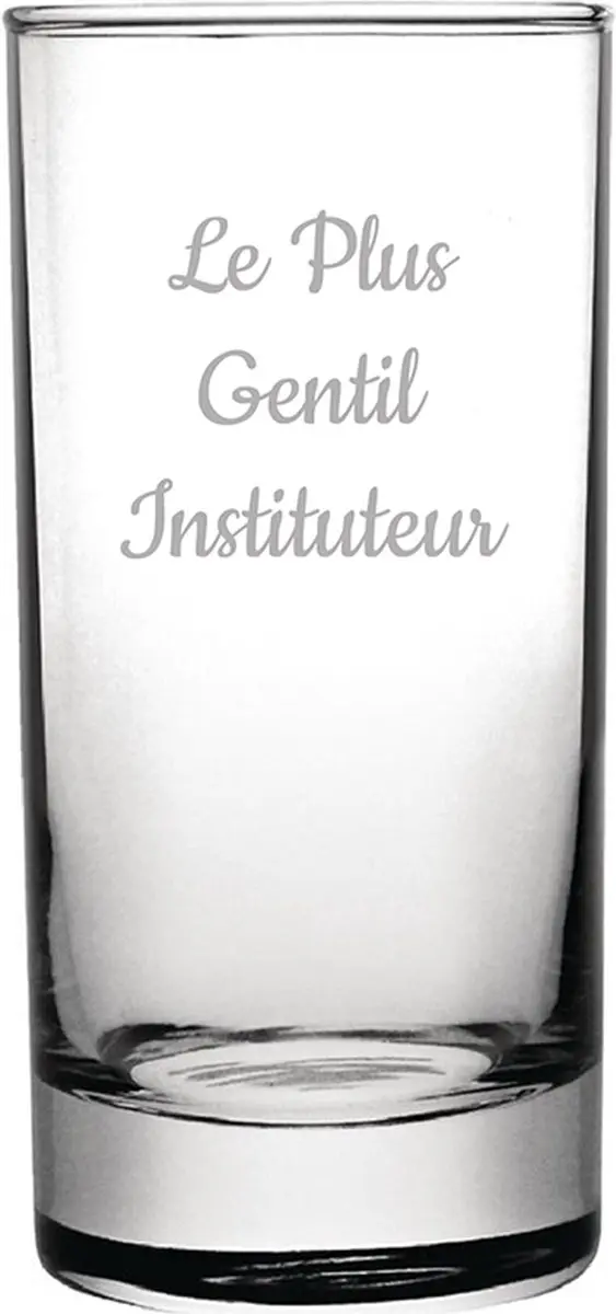 Longdrinkglas gegraveerd
