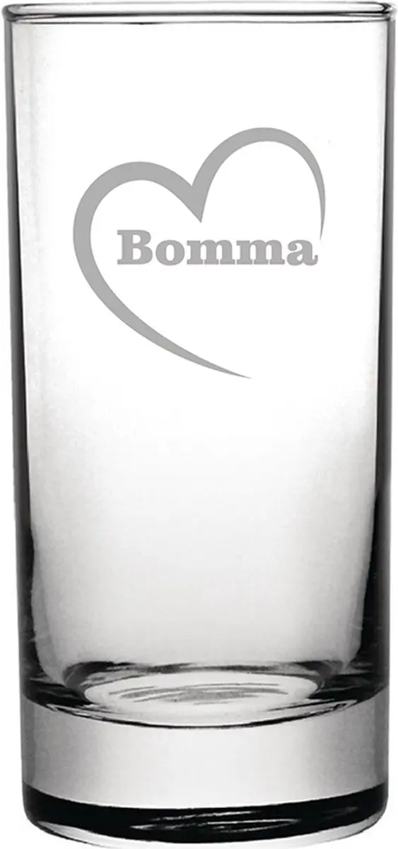 Longdrinkglas gegraveerd