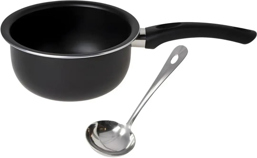 Steelpan met Sauslepel