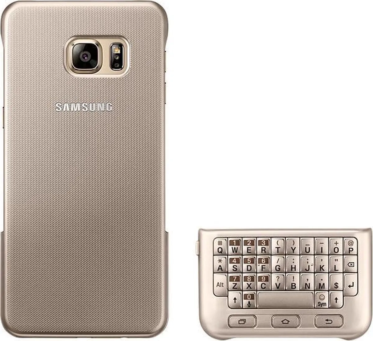 Samsung Galaxy S6 Edge+ Keyboard Cover - Goud
