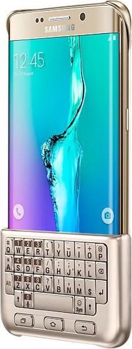Samsung Galaxy S6 Edge+ Keyboard Cover - Goud