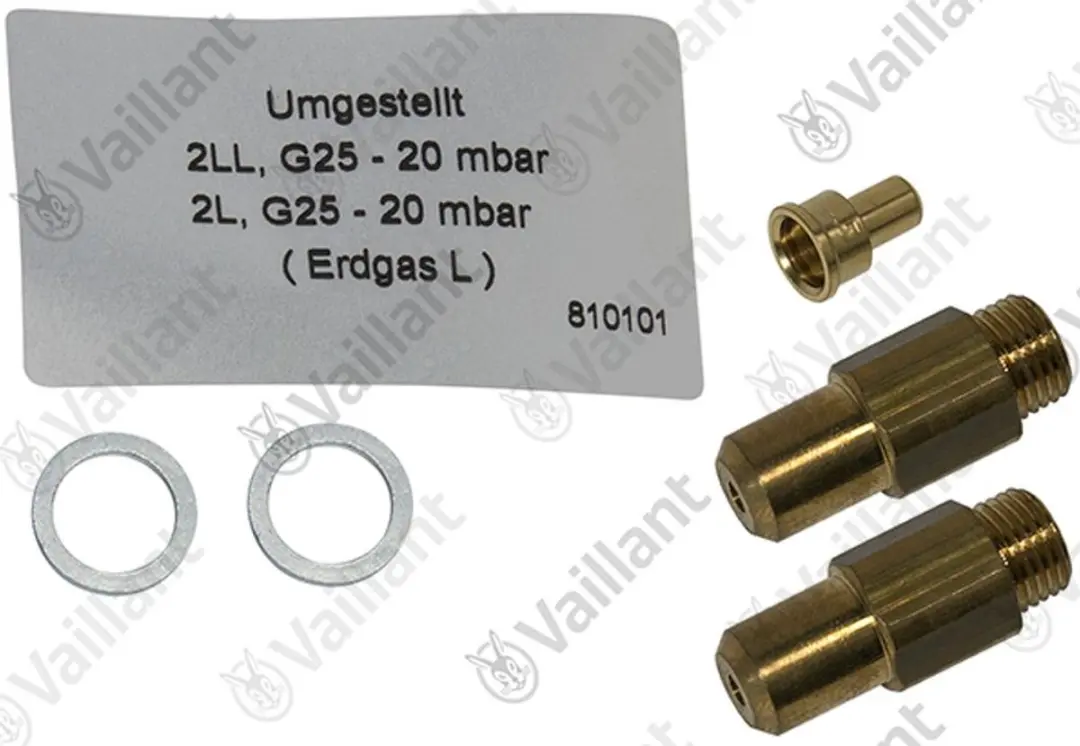 VAILLANT Sproeierombouwset (2 Sproeiers-D 2,85) VK 164/1-C o.a. Vaillant-Nr. , 2