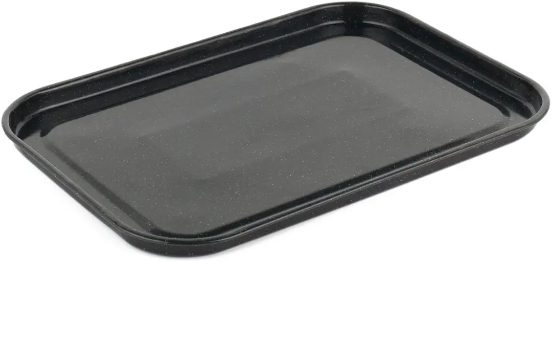 Salter Bakplaat 36 cm Romano Emaille Vaatwasmachinebestendige Ovenplaat Zwart
