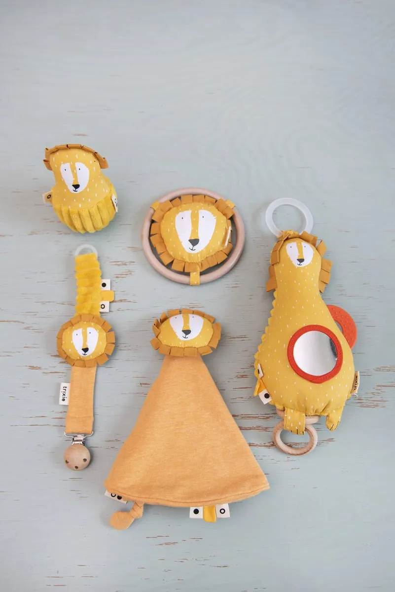 Trixie Baby Activiteitenknuffel Mr. Lion - Geel - afbeelding 5 van 5