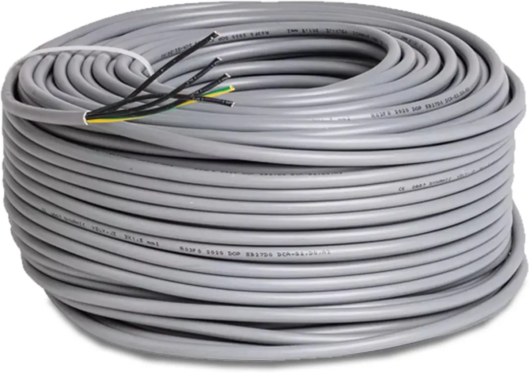 Dynamic Stuurstroomkabel YSLY-JZ 5 x 1,5 mm² Lengte: 100 meter (Volle rol)