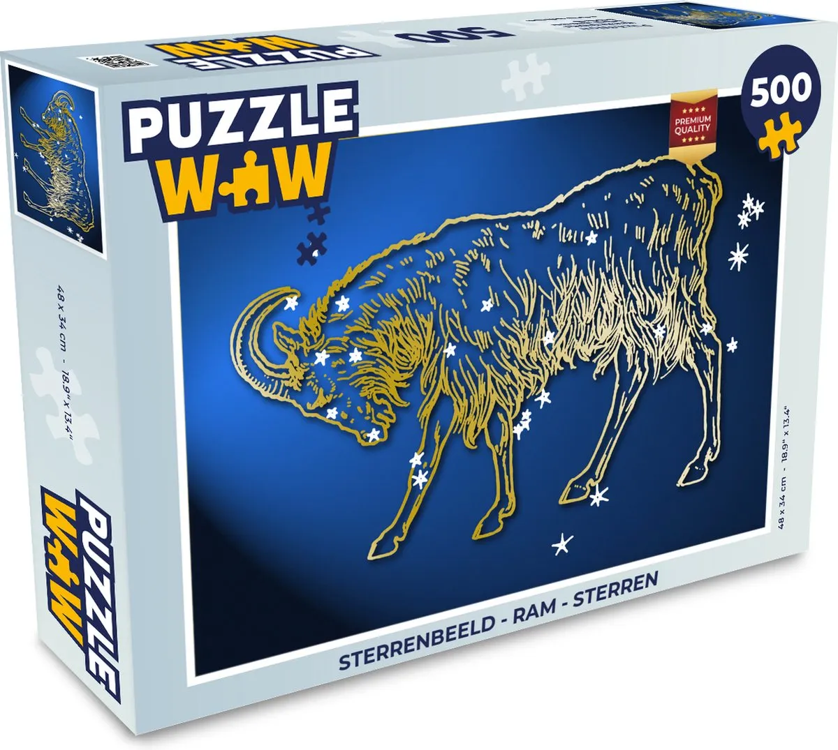 PuzzleWow Sterrenbeeld Ram Legpuzzel 500 Stuks