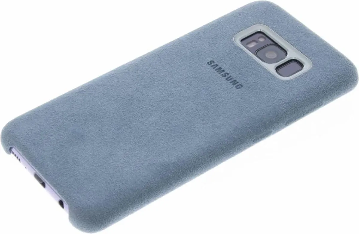 Samsung Galaxy S8 Alcantara Hoesje - Grijs - G950U68927202