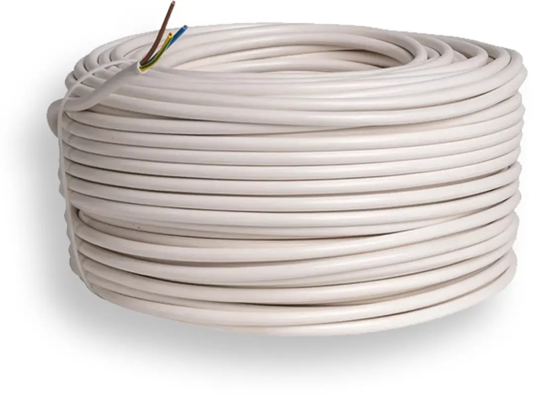 Dynamic Aansluitsnoer 3 x 1,5 mm² Wit Lengte: 50 meter