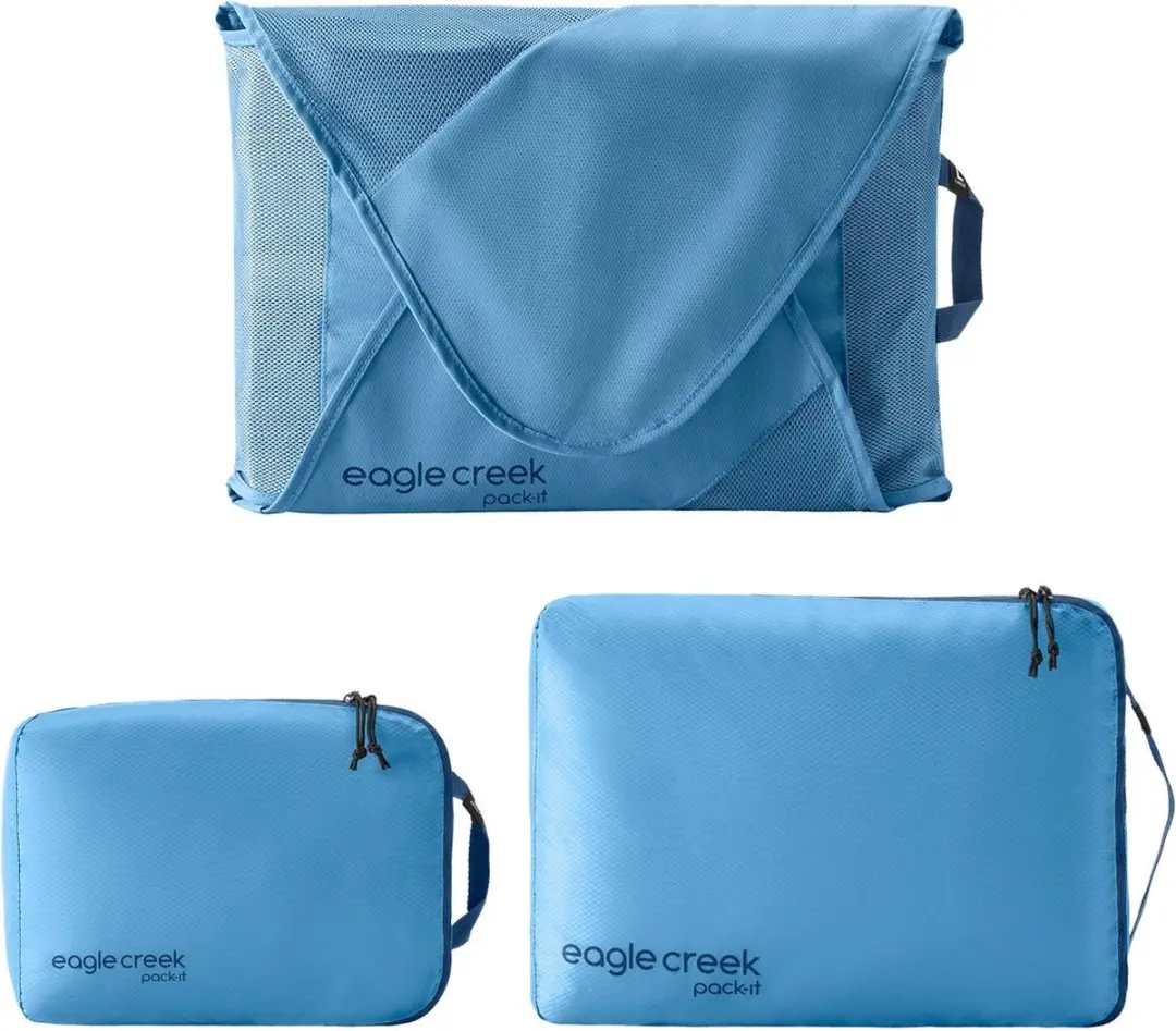 Eagle Creek Pack-It Starter Set 3-delig blauw