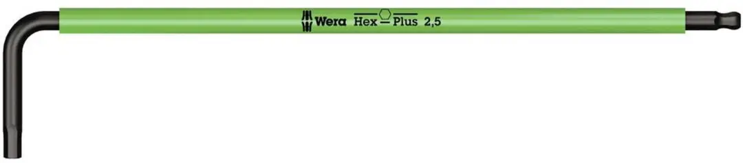 Wera Hex-Plus TORX® Set 1 Inbus Haakse schroevendraaierset 1.5 mm, 2 mm, 2.5 mm, 3 mm, 4 mm, 5 mm, 6 mm, 8 mm, 10 mm - afbeelding 3 van 4