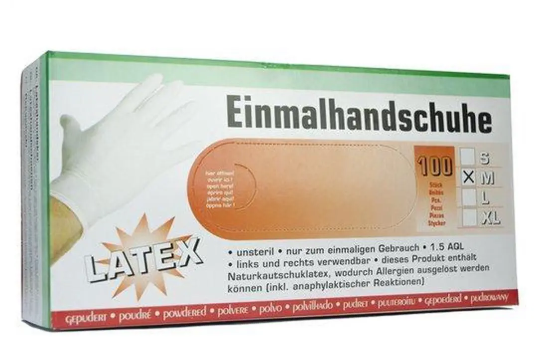 Kerbl Latex Classic Handschoenen L - 100 Stuks - afbeelding 3 van 6