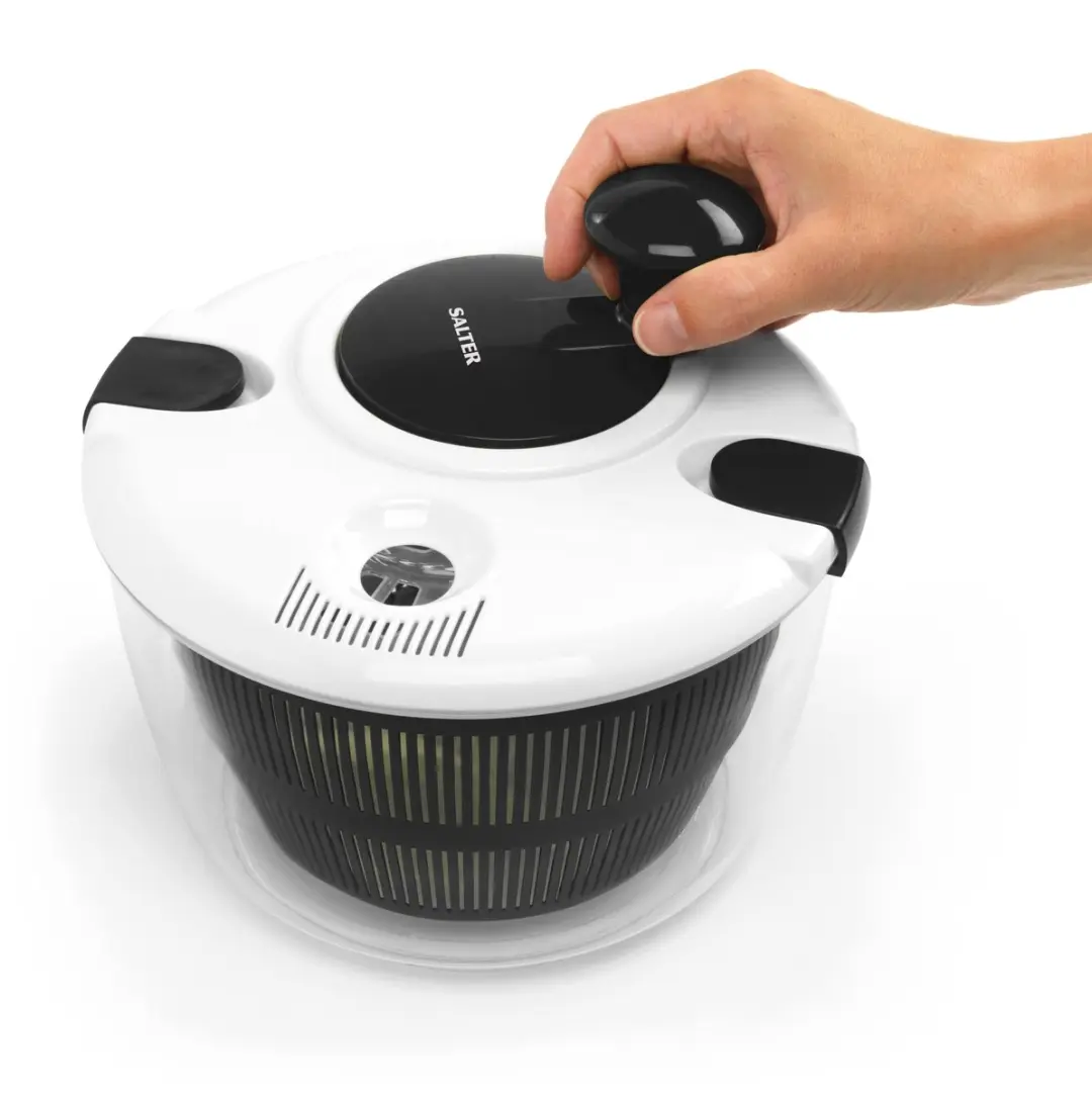 Salter Salad Spinner 3.5L Wit - afbeelding 3 van 6