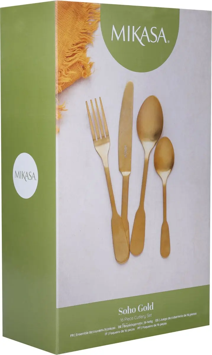Mikasa Soho Gold Bestekset 16-delig - afbeelding 4 van 6