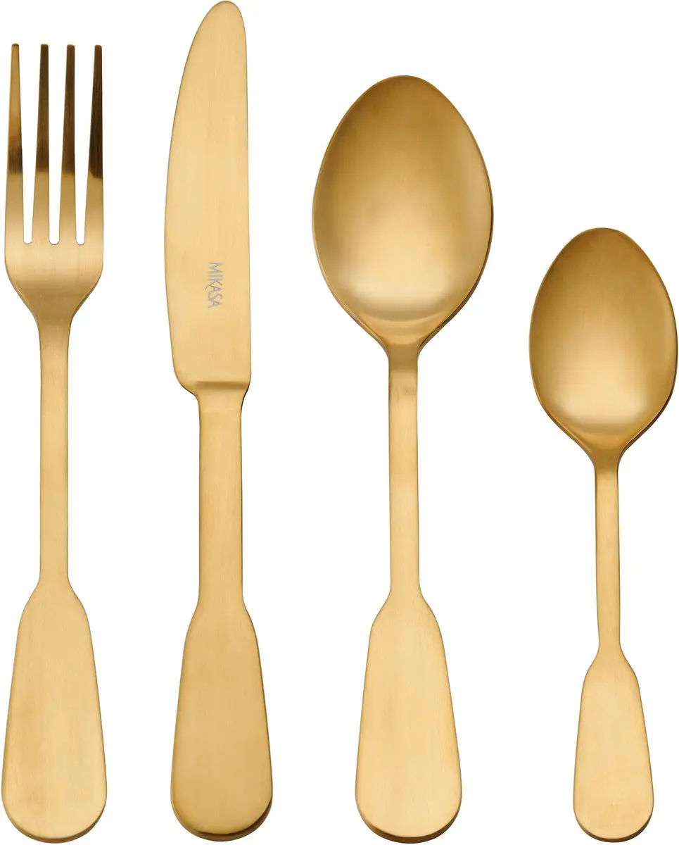 Mikasa Soho Gold Bestekset 16-delig