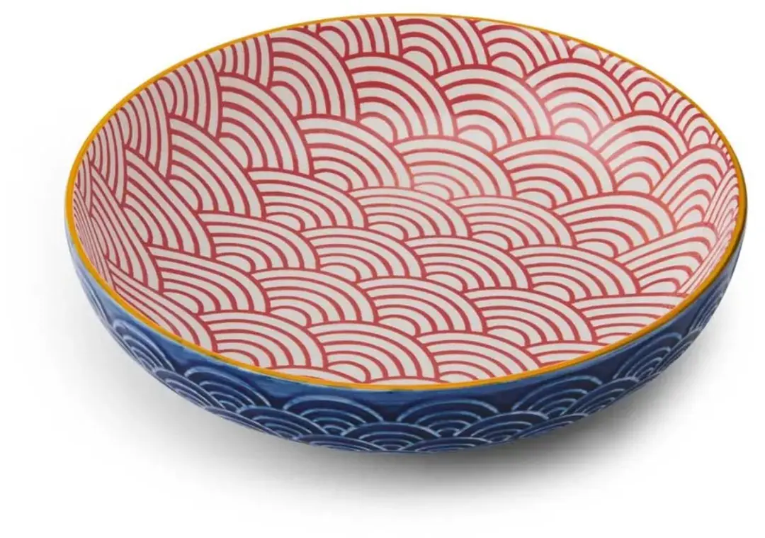Mikasa Pastabord Rood Blauw