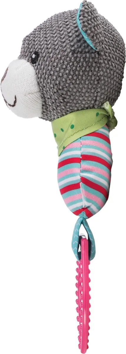 Trixie Junior Beer met Bijtring 23cm - Grijs - afbeelding 2 van 2