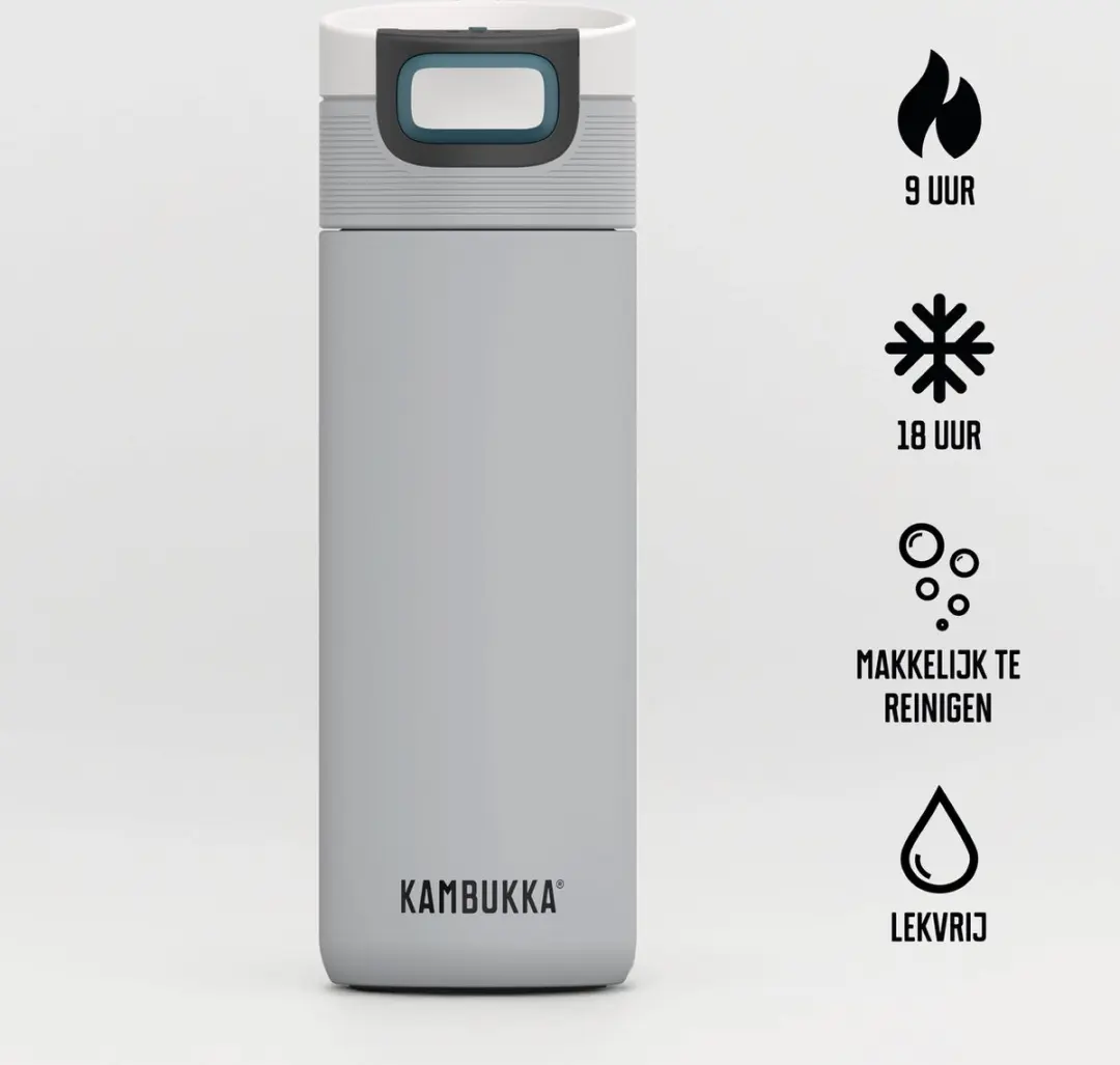 Kambukka Etna Thermosbeker 500ml - Uncertain Grey - afbeelding 5 van 6