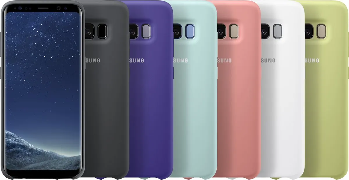 Samsung S8 Siliconen Hoesje EF-PG950TWEGWW - Wit