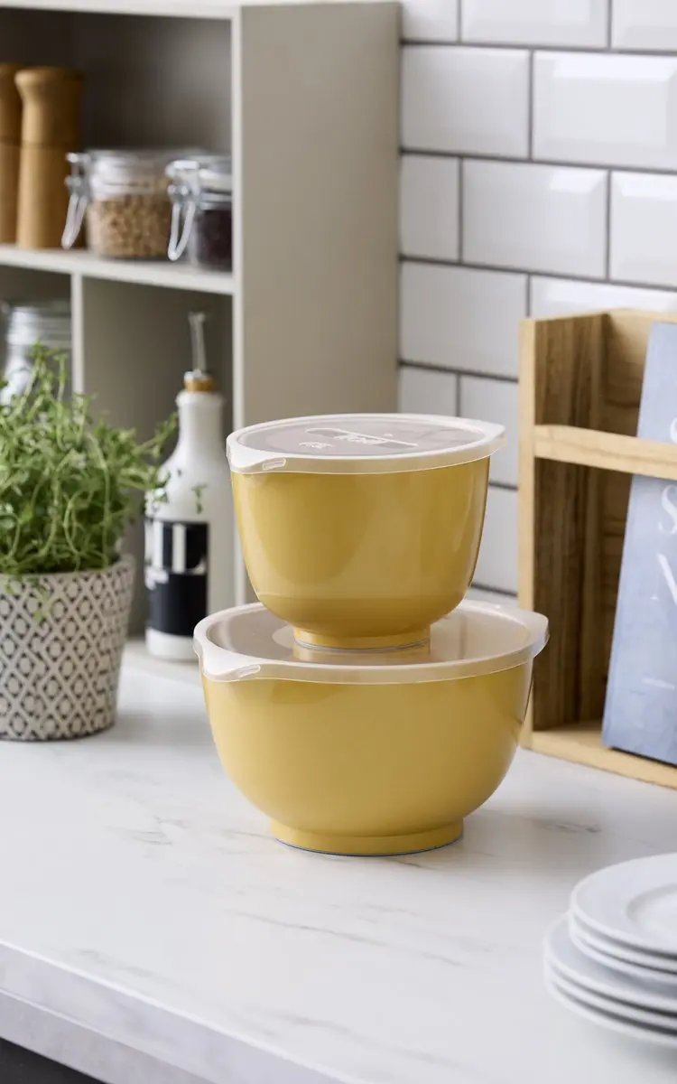 Rosti Margrethe Beslagkom Set 4-delig 1,5L/3L Curry - afbeelding 2 van 2