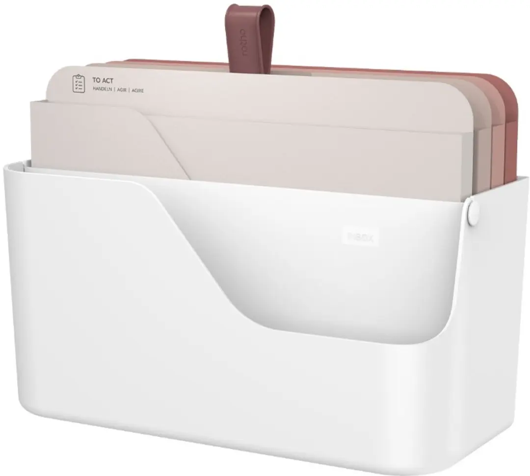 Rotho My Paper documentenorganizer plus wit, met rode inleggers, A4 formaat, (34