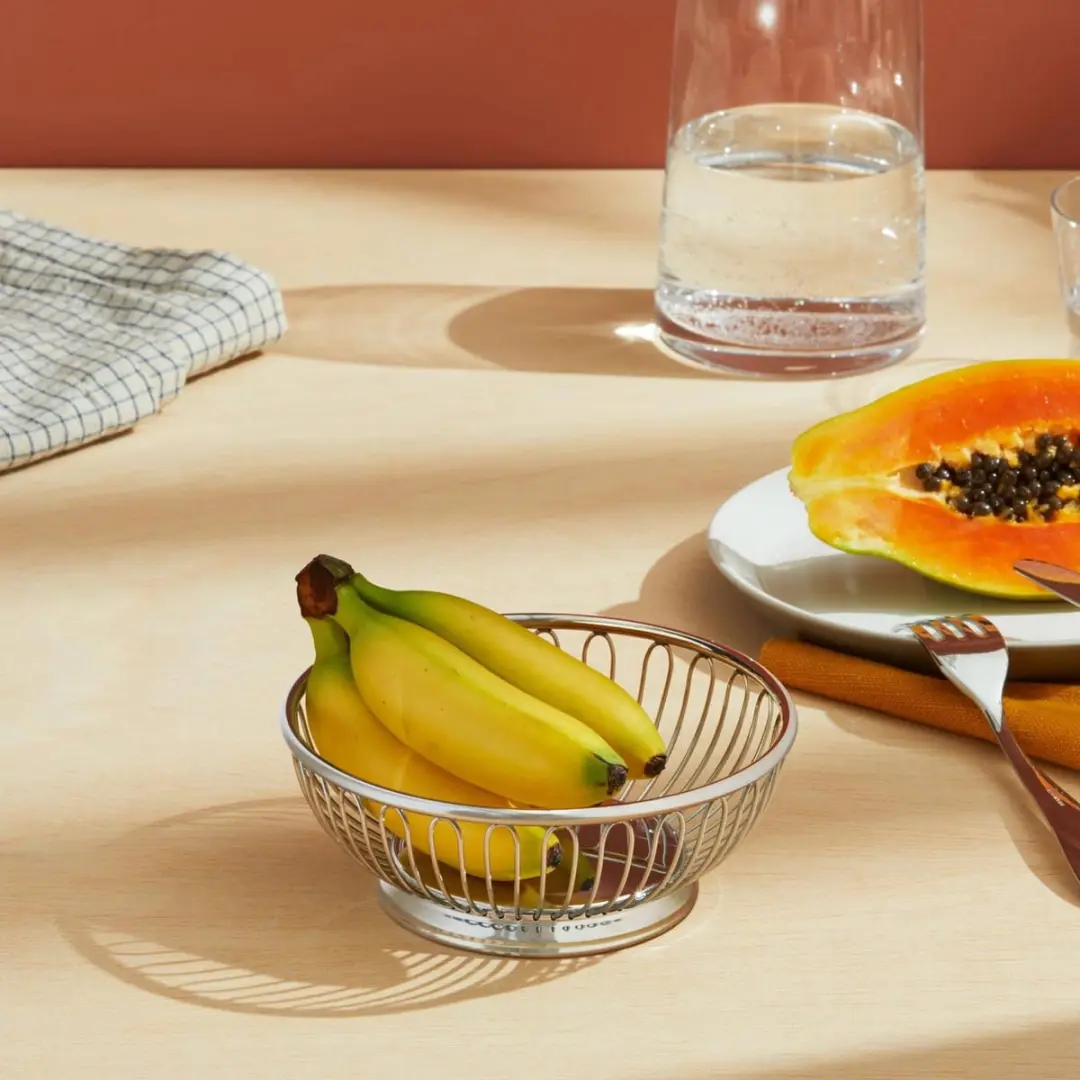 Alessi Ufficio Tecnico Brood/Fruitschaal RVS 28cm - afbeelding 5 van 5