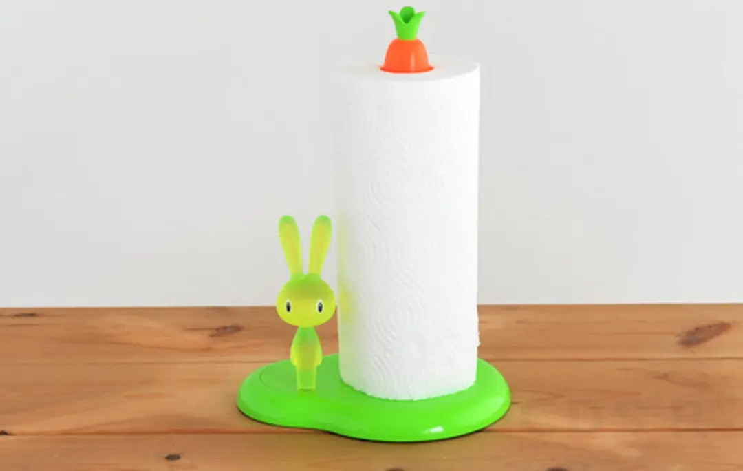 Alessi Bunny & Carrot Keukenrolhouder Groen - afbeelding 2 van 6
