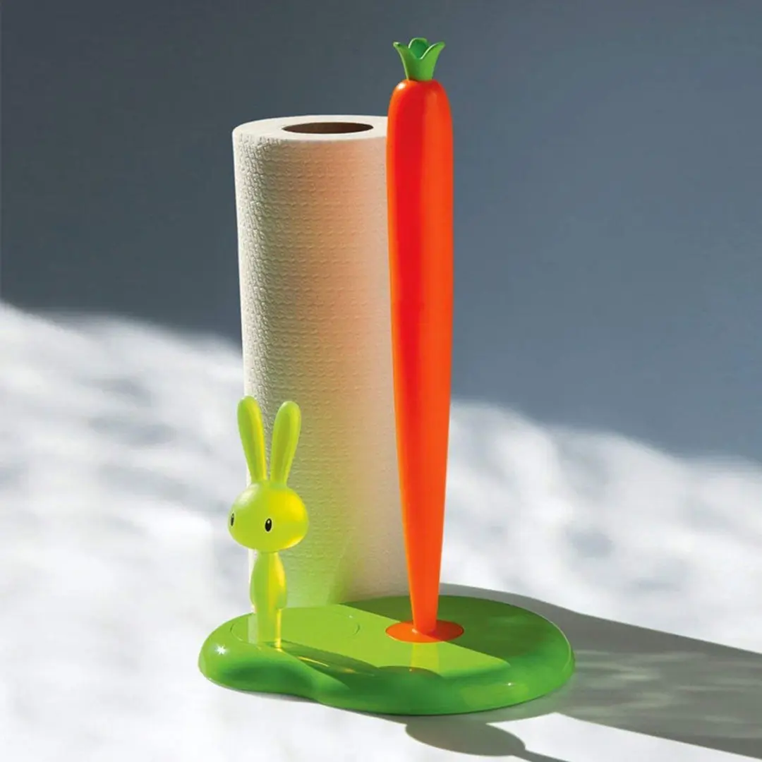 Alessi Bunny & Carrot Keukenrolhouder Groen - afbeelding 6 van 6