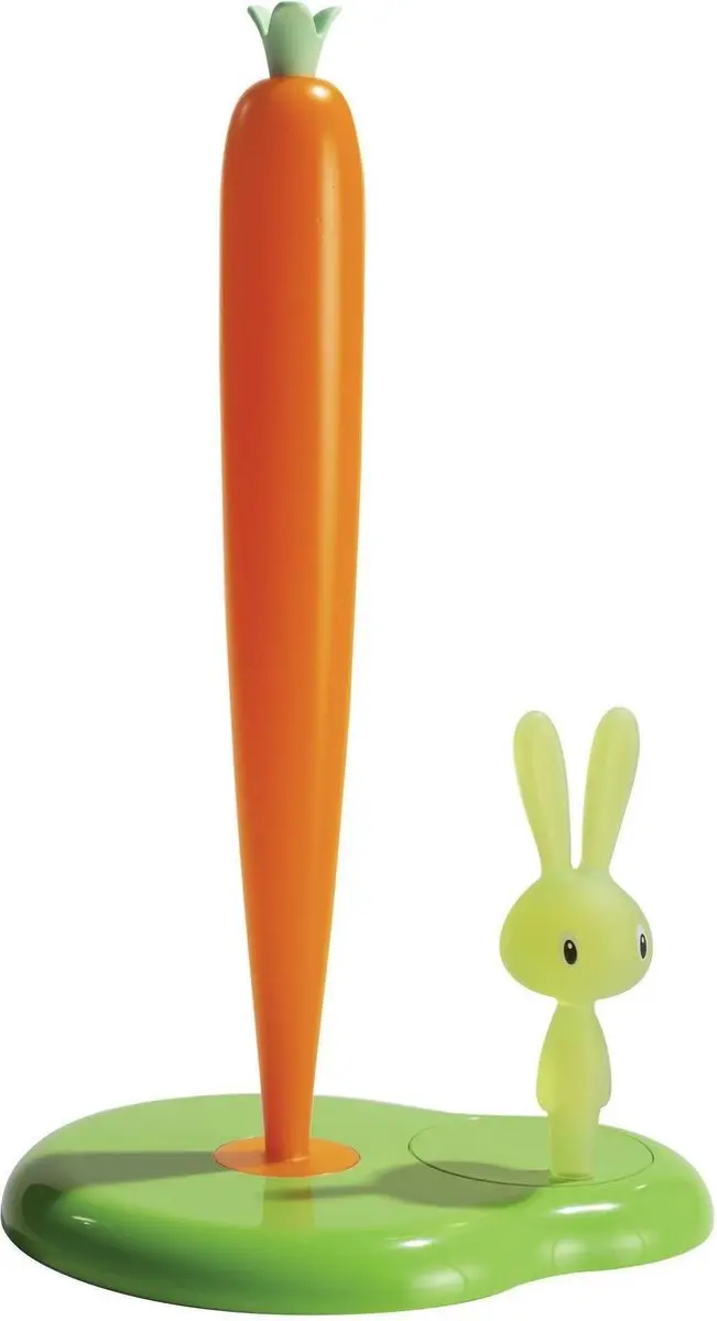 Alessi Bunny & Carrot Keukenrolhouder Groen - afbeelding 5 van 6