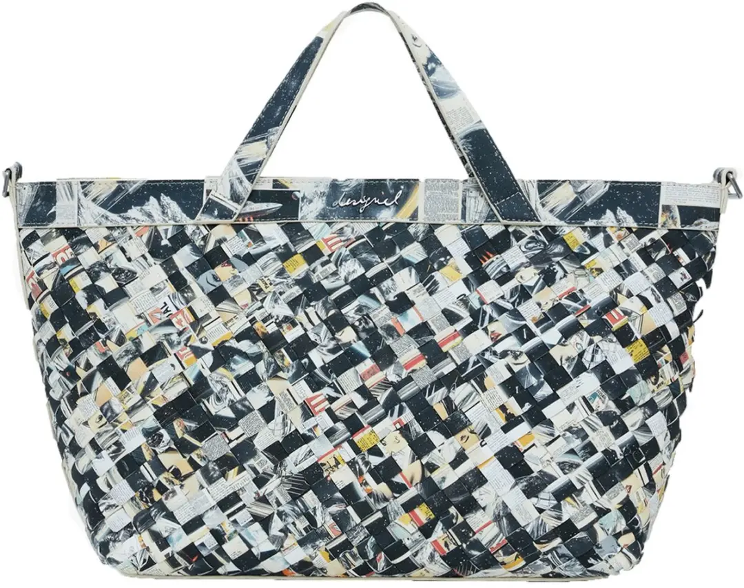 Desigual boodschappentas schoudertas Caristo Foxtrot Shopping Bag Tutti Fruti ve