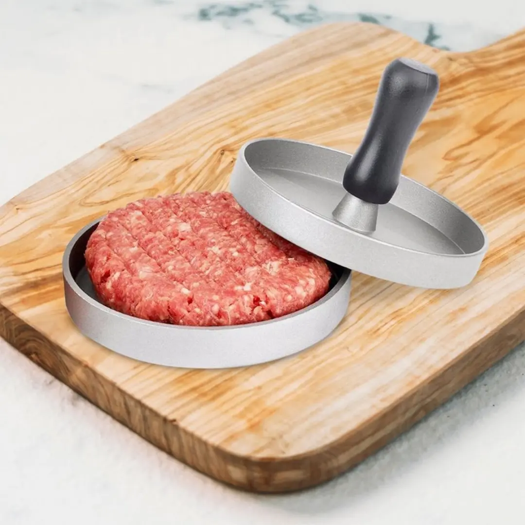 Excellent Houseware Aluminium Hamburgermaker ø11 cm - afbeelding 2 van 6