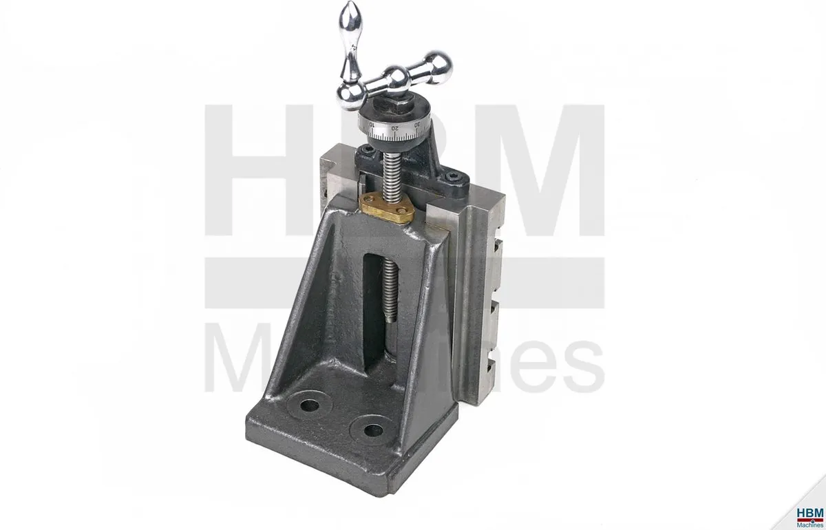 HBM Myford Hoogtesupport 125x100mm - 55mm Justering - 10mm T-spoor