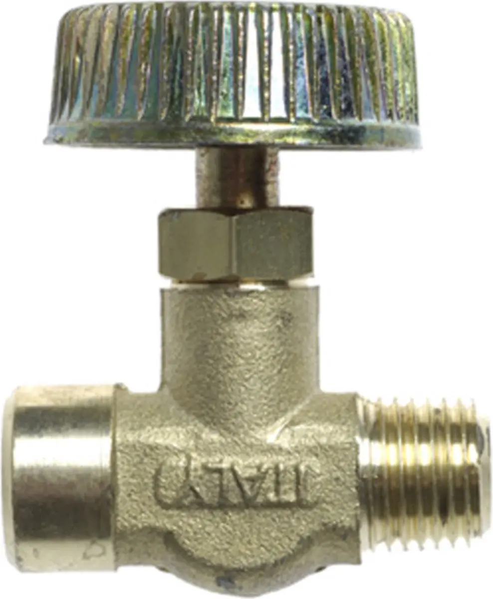 Gimeg naaldkraan 1/4 inch binnen X 1/4 inch buiten