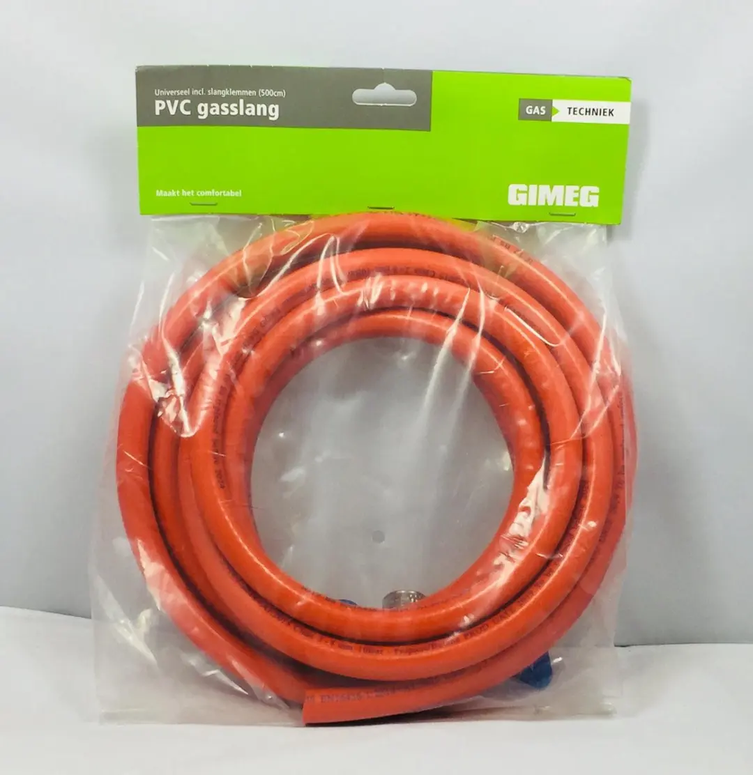 Gimeg HD Gasslang pvc 5m - Oranje - afbeelding 3 van 4