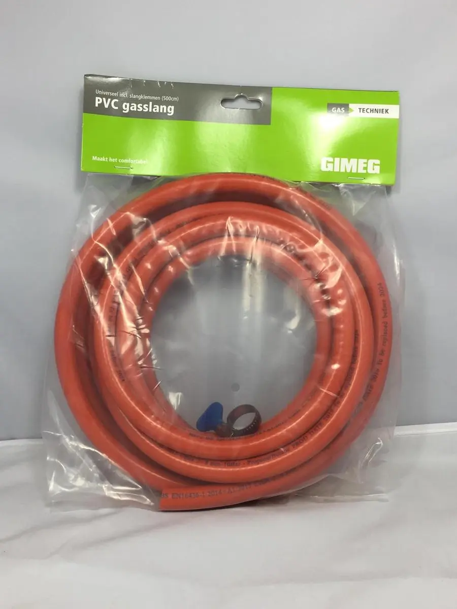 Gimeg HD Gasslang pvc 5m - Oranje - afbeelding 2 van 4