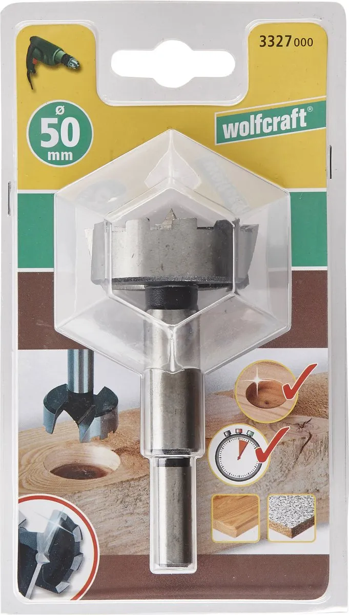 Wolfcraft Forstnerboor 50mm Metaal - 3327000