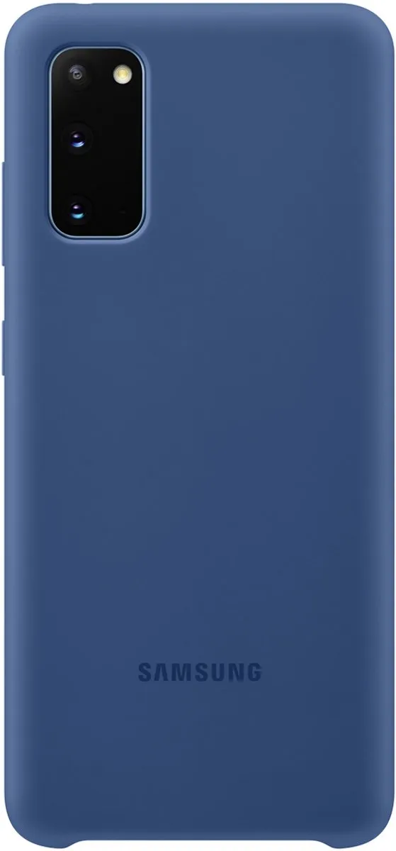 Samsung Silicone Hoesje Galaxy S20 Plus - Donkerblauw