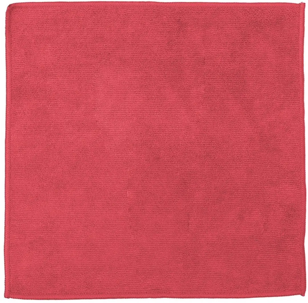 Ddddd Microvezeldoek Billie 30x30cm Rood - 6 Stuks - afbeelding 3 van 3