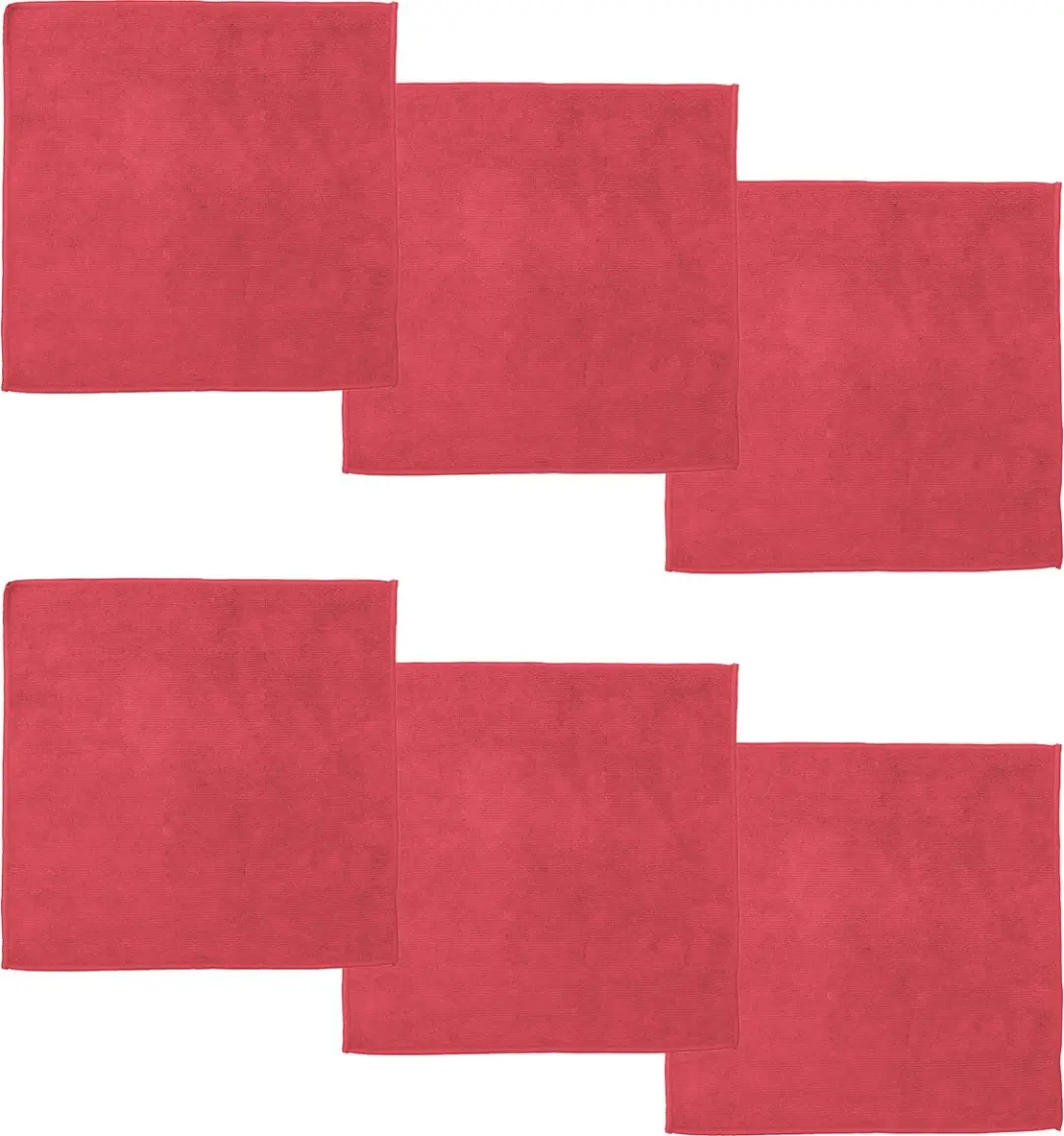 Ddddd Microvezeldoek Billie 30x30cm Rood