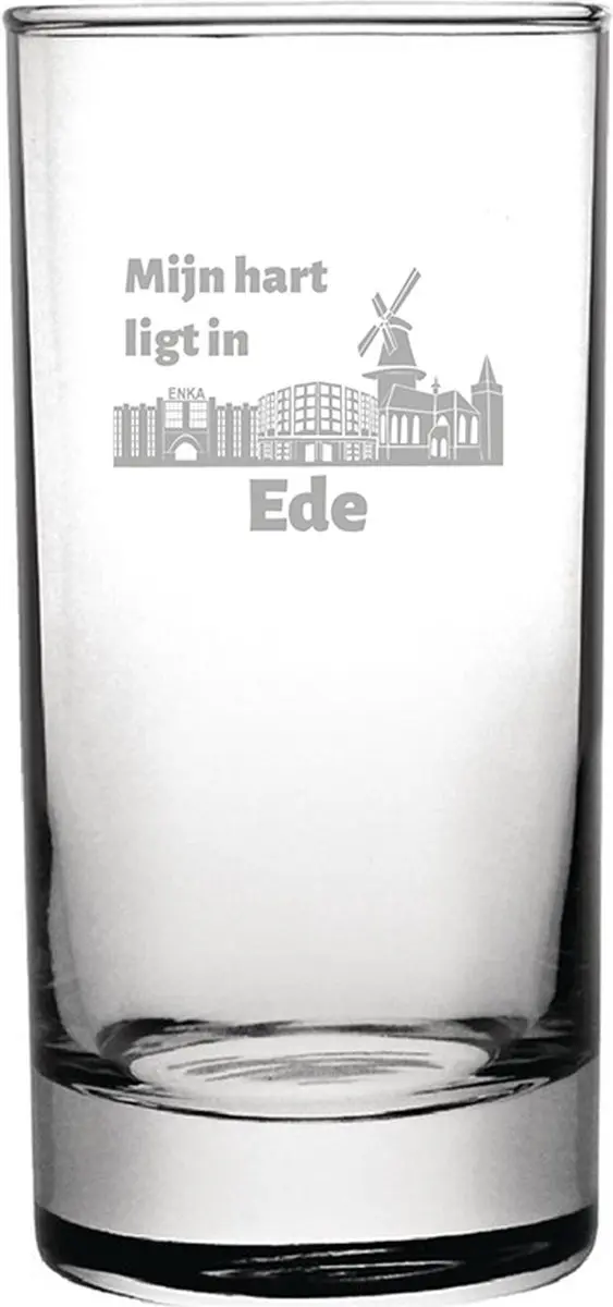 Gegraveerde longdrinkglas 28,5cl Ede