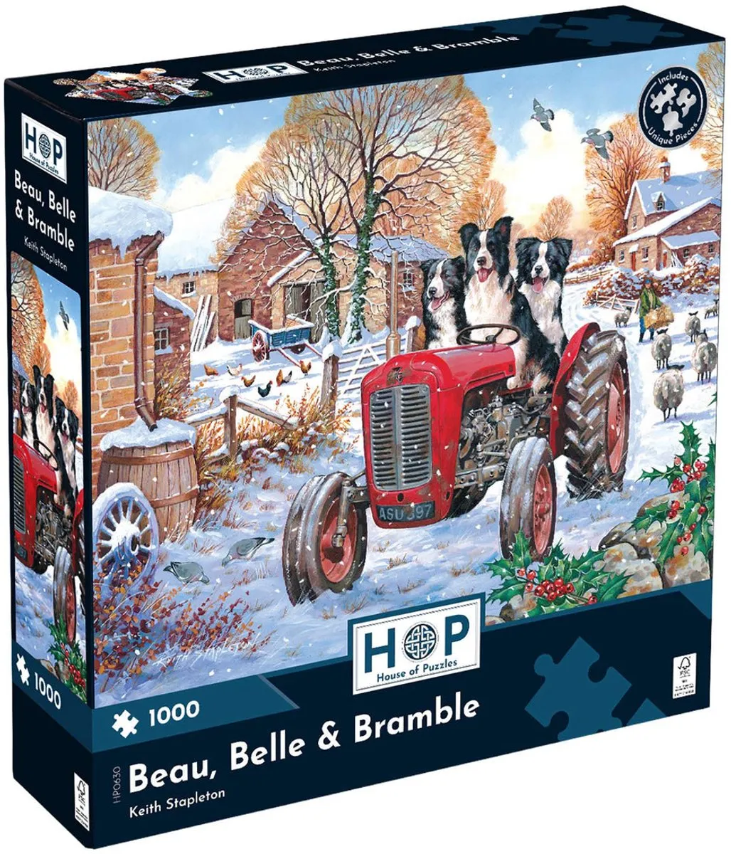 House Of Puzzles Beau Belle Bramble Legpuzzel 1000 Stuks - HP0630