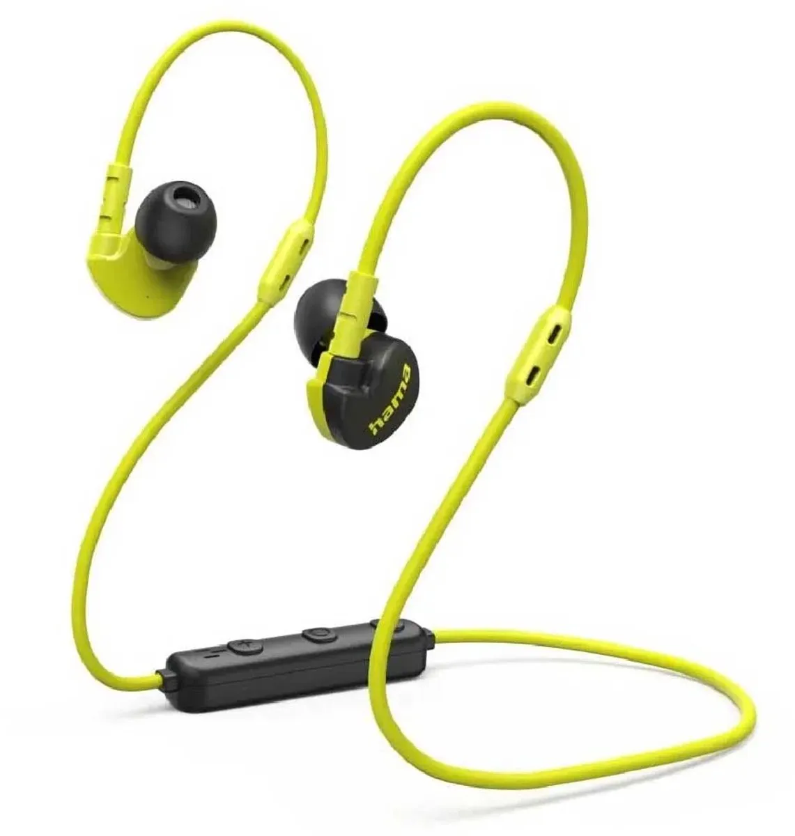 Hama Athletics III 00221776 In-ear Sportoordopjes - Zwart/ Groen