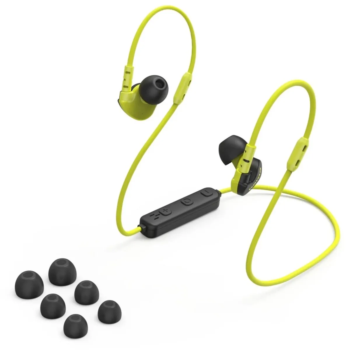 Hama Athletics III 00221776 In-ear Sportoordopjes - Zwart/ Groen