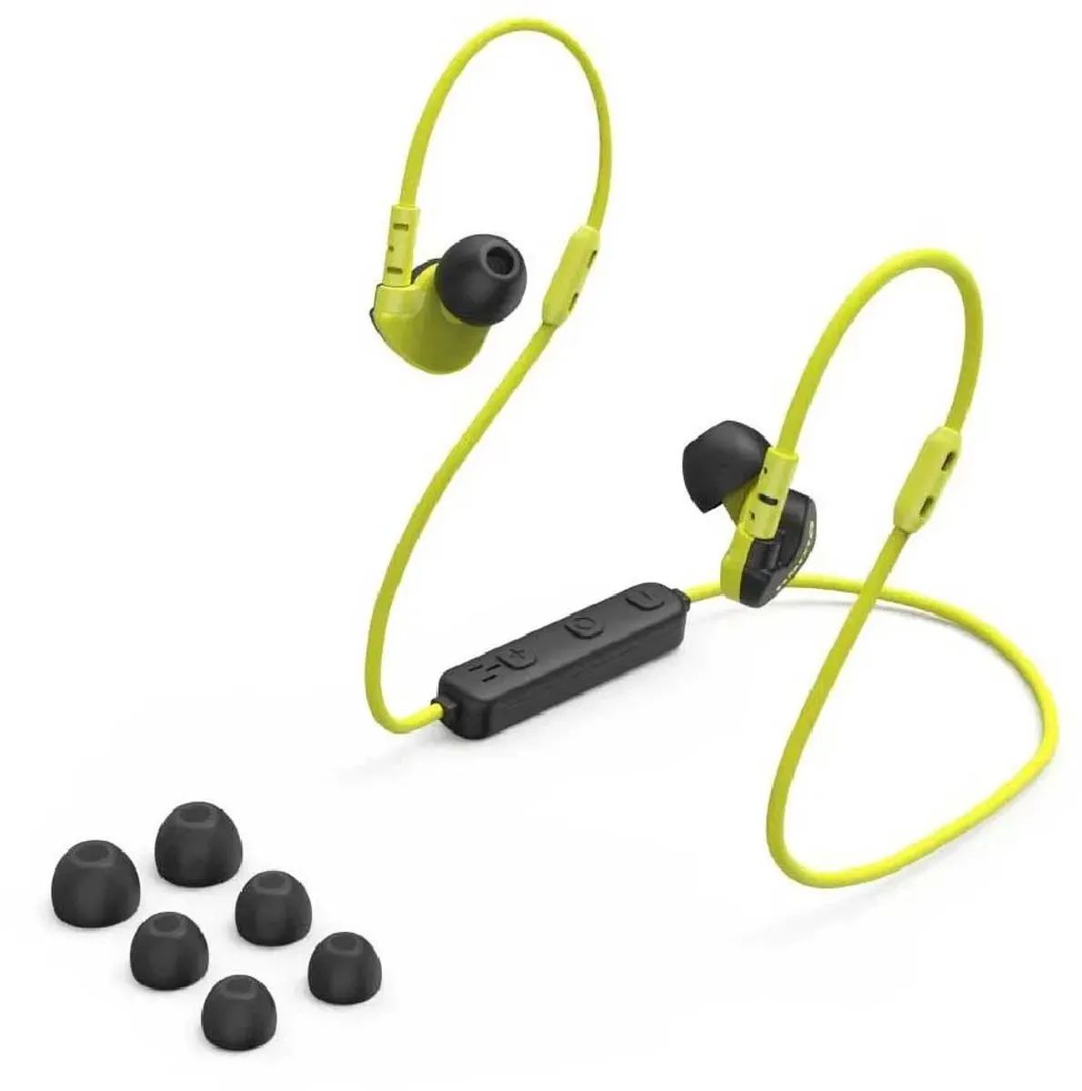 Hama Athletics III 00221776 In-ear Sportoordopjes - Zwart/ Groen