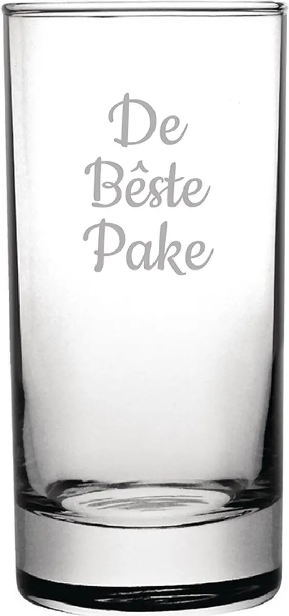 Gegraveerde longdrinkglas 28,5cl De Bêste Pake