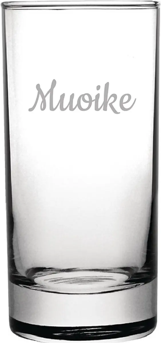 Gegraveerde longdrinkglas 28,5cl Muoike