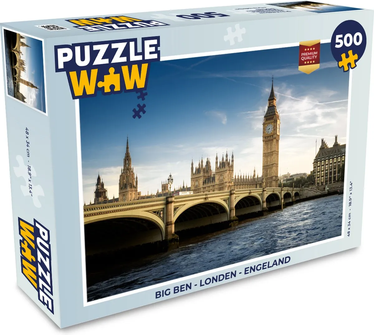 PuzzleWow Big Ben Legpuzzel 500 Stuks