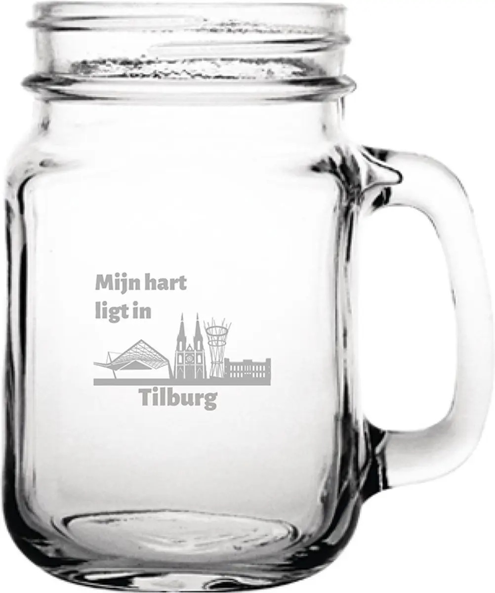 Gegraveerde Drinkglas 45cl Tilburg